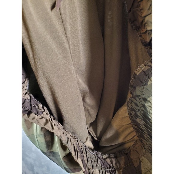 Lot‎ Of 2 No Boundaries Shorts Womens 17 Green Camo Print Button Fly Drawstring - Picture 7 of 16